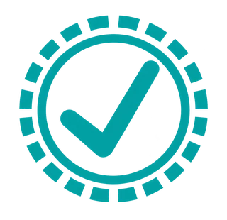 Teal Open House Chicago check stamp