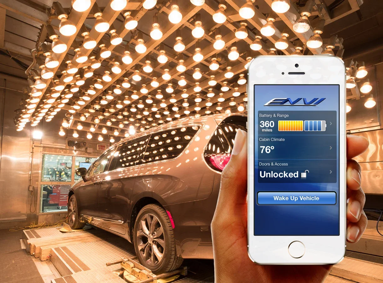 The Chrysler ENVI iPhone app