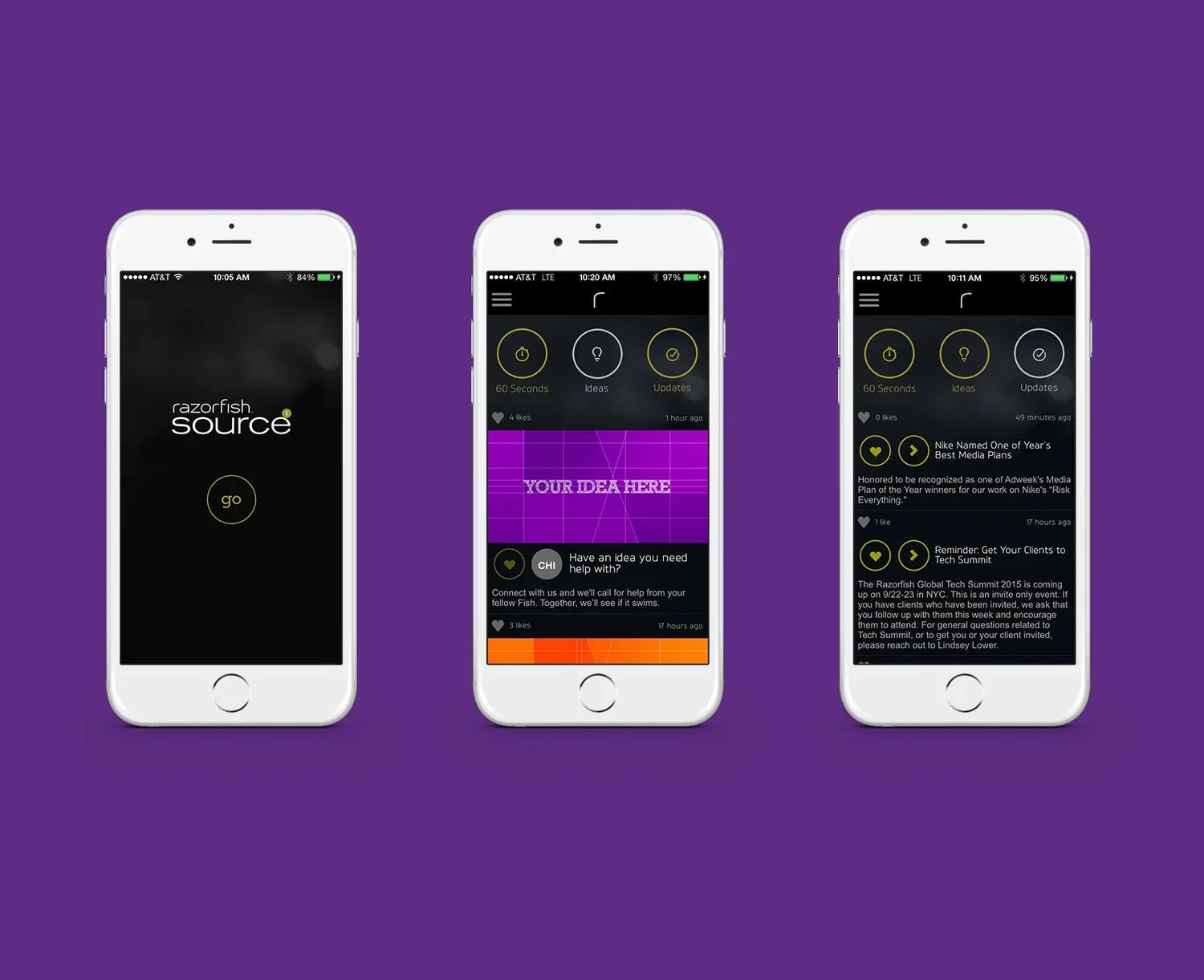 Razorfish Source app grabs