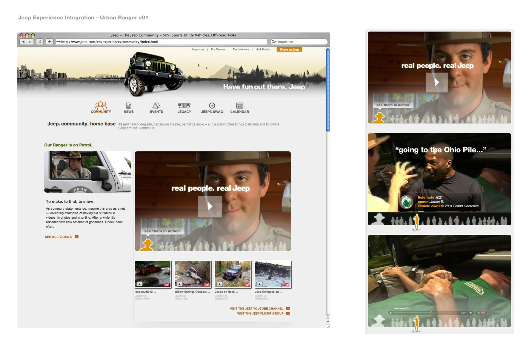 The Urban Ranger on the Jeep community site