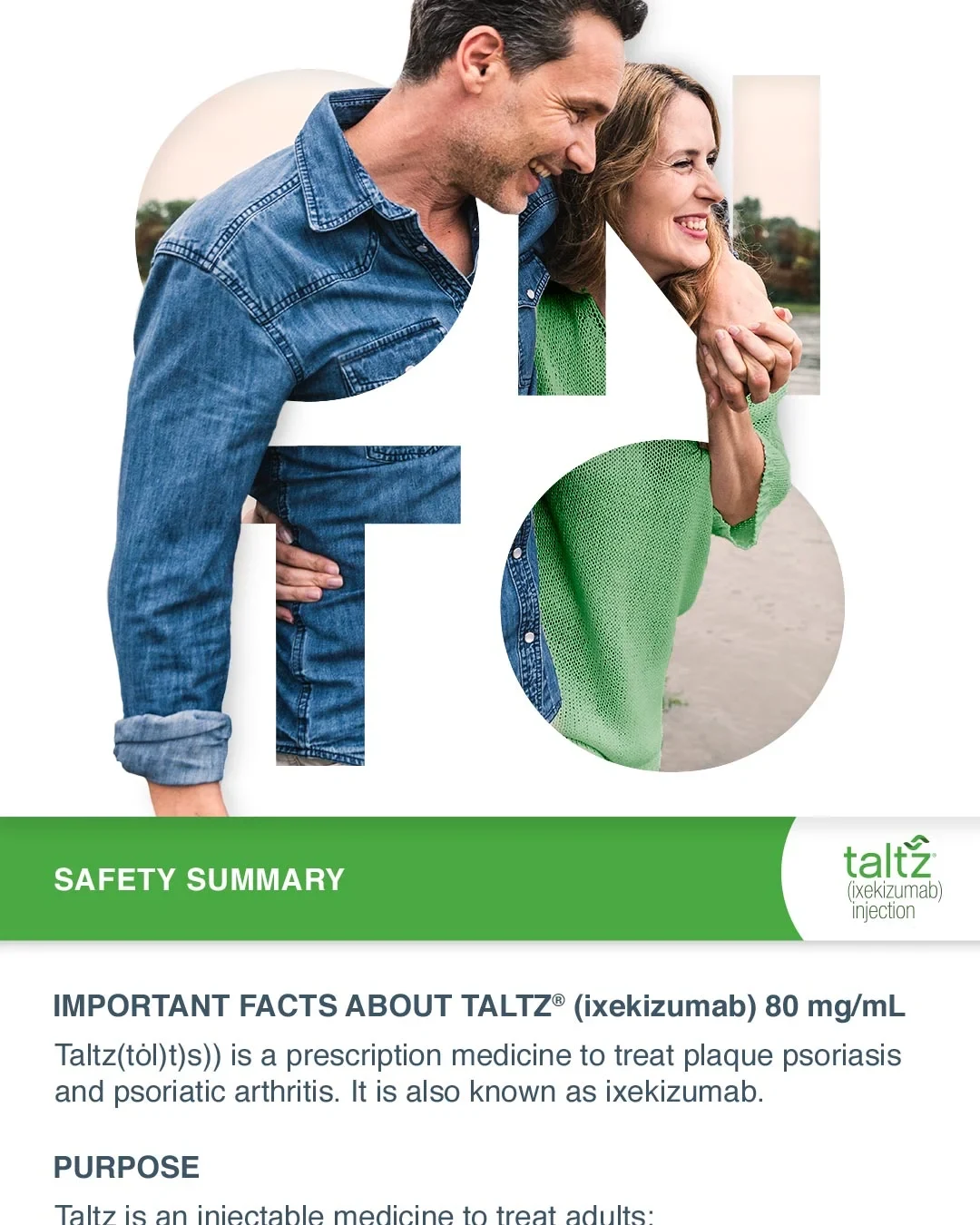 Taltz Instagram post with safety summary 4 of 4