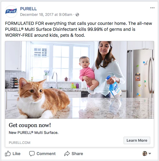 Facebook post 1 of 4